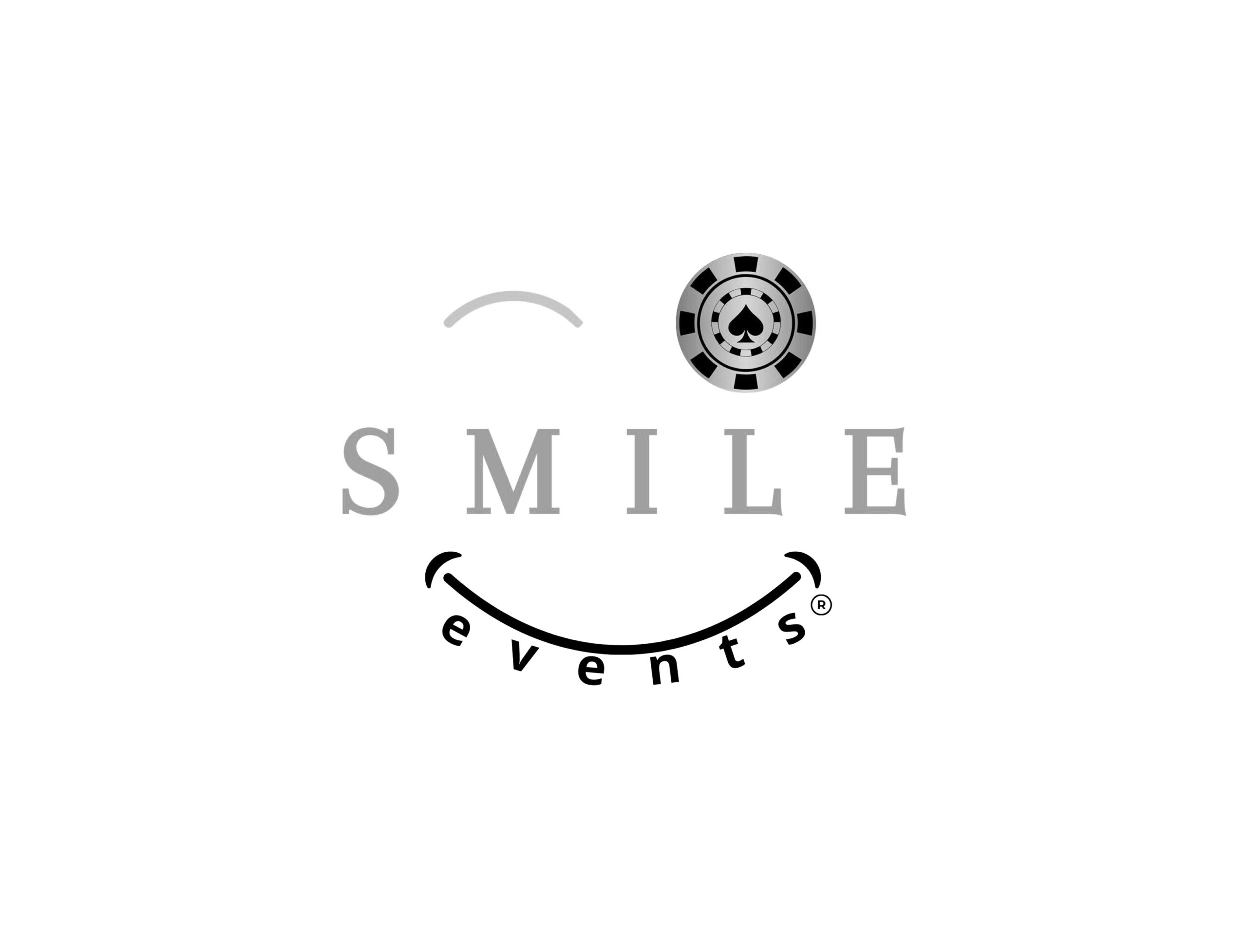 Logo Smile Events bianco e nero